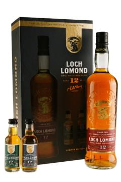Loch Lomond 12 Years Old Gift Box med 2 x 5 cl. - Whisky - Single Malt