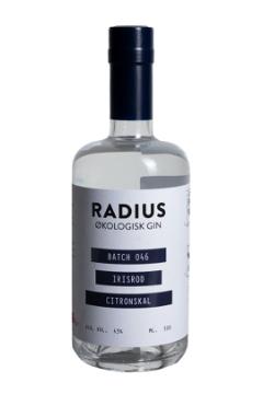 Radius Gin 046 Irisrod Citronskal ØKO - Gin